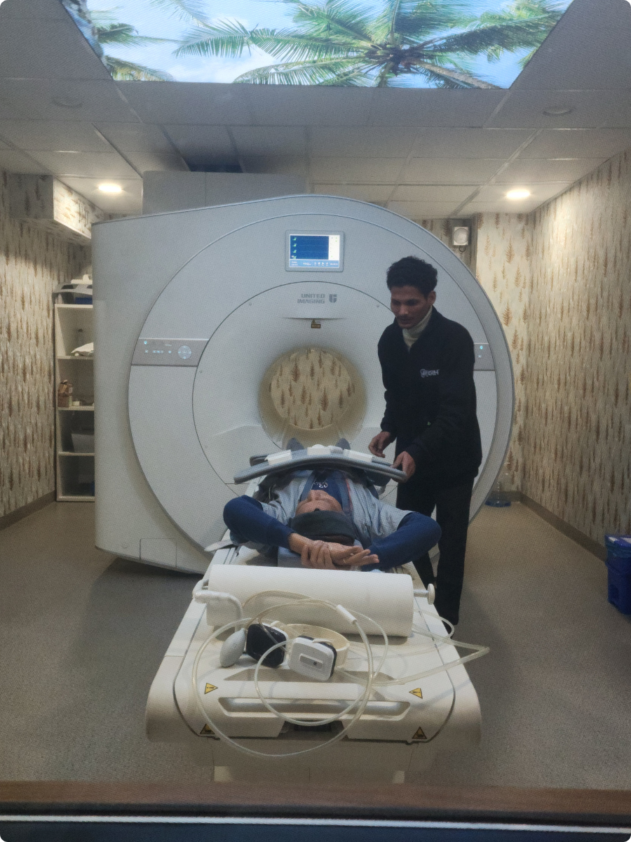 1.5 Tesla MRI scanner at CRH ENT MRI Diagnostics Greater Noida